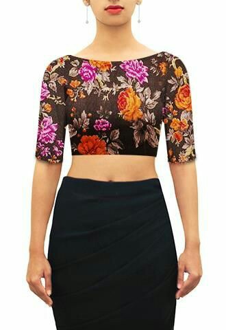 20 Latest Boat Neck Blouse Designs to try this Festive Season